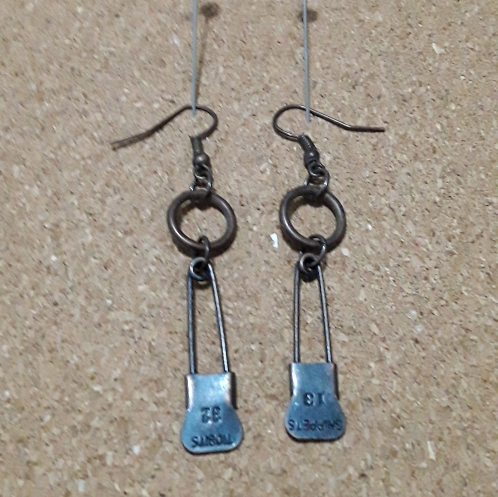 meet me in the metal handmade earrings